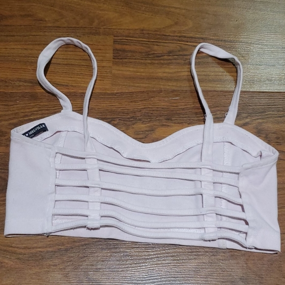 2/$10  Brandy Melville bandeau - light pink - Picture 2 of 2